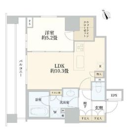 ブランズ市谷田町 2階 間取り図