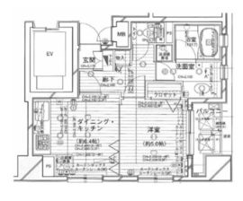 デュオ・スカーラ中野坂上 5階 間取り図