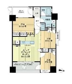 ユニーブル横濱 9階 間取り図