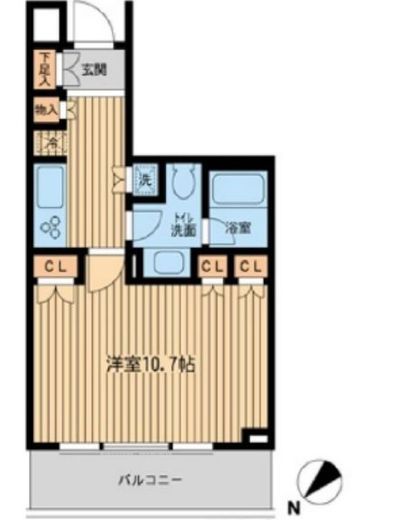 HF新横浜レジデンス 3階 間取り図