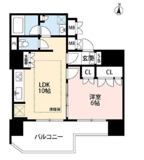 ネベル板橋 7階 間取り図