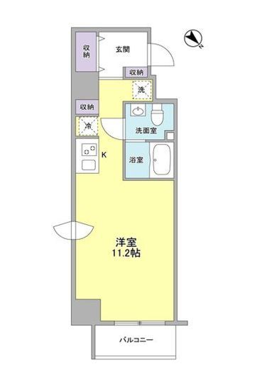 スタイリオ中延 804 間取り図