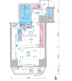 ジェノヴィア上野3スカイガーデン 12階 間取り図