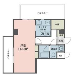ドゥーエ武蔵小金井 601 間取り図