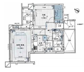 アルス代々木参宮橋コートアデリオン 3階 間取り図