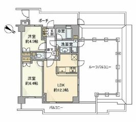 クレアホームズ神宮前 4階 間取り図