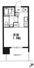 ブリリアタワー浜離宮 17階 間取り図