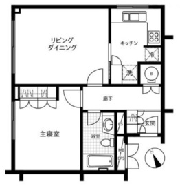 イースタンホームズ六本木 3階 間取り図