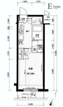 メインステージカテリーナ恵比寿駅前 9階 間取り図