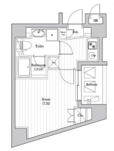 オーパスホームズ大泉学園Ⅱ 403 間取り図