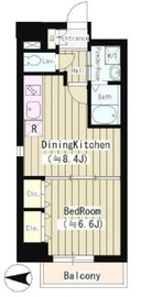 フィラージュ白金 402 間取り図