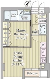ヴァロータ氷川台 203 間取り図