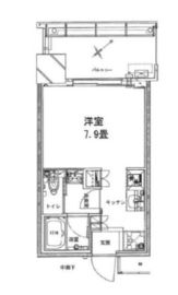 ブリリアタワー浜離宮 17階 間取り図