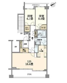 ライオンズマンション学芸大学グランフォート 1階 間取り図