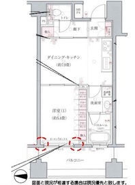 クリオ浅草参番館 2階 間取り図