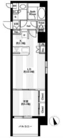 ヴォーガコルテ御徒町 3階 間取り図