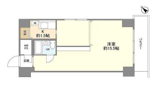 エムエフ青山 6階 間取り図