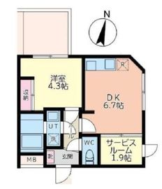 Green way Yakumo (グリーンウェイヤクモ) 004 間取り図