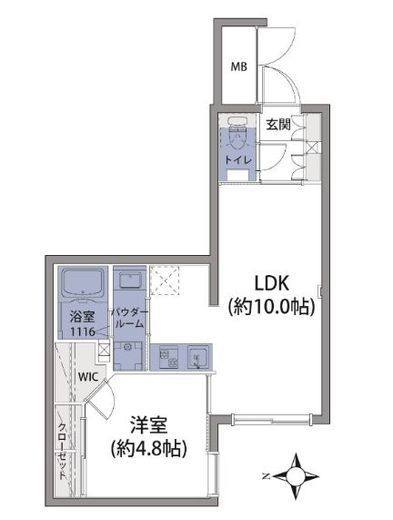 ルネサンスコート高田馬場Patria 102 間取り図