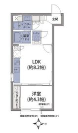 ルネサンスコート高田馬場Patria 201 間取り図