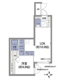 ルネサンスコート高田馬場Patria 203 間取り図