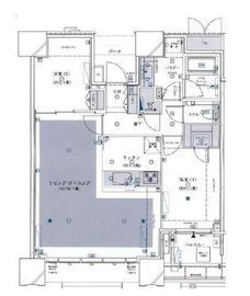 ドゥ・トゥール 6階 間取り図