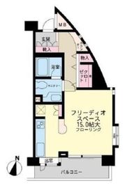 フリーディオ大崎 6階 間取り図