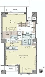 ブリリア代官山プレステージ 6階 間取り図