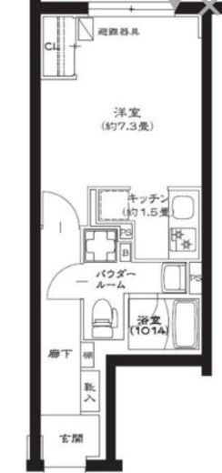 GENOVIA池袋 (ジェノヴィア池袋) 3階 間取り図