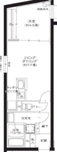 GENOVIA池袋 (ジェノヴィア池袋) 2階 間取り図