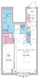 GENOVIA池袋 (ジェノヴィア池袋) 1階 間取り図