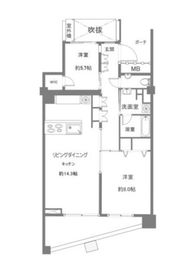 フェリアル池袋アルシエーロ 3階 間取り図