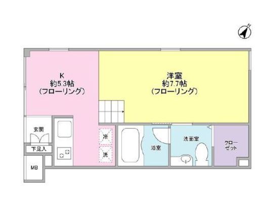 シルバラードスプリングス 201 間取り図