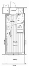ガーラ・プレシャス品川 4階 間取り図