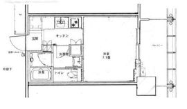 ブリリアタワー浜離宮 10階 間取り図