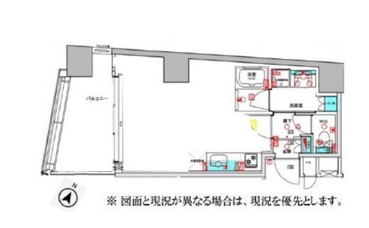 文京ガーデンザウエスト 13階 間取り図
