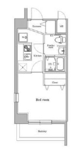 エルプレイス住吉Ⅱ 802 間取り図