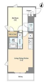 AIFLAT若松河田 (アイフラット若松河田) 406 間取り図