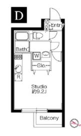 GRAN PASEO駒沢大学 (グランパセオ駒沢大学) 205 間取り図