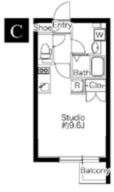 GRAN PASEO駒沢大学 (グランパセオ駒沢大学) 402 間取り図