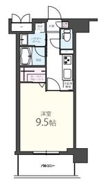 エリートタウン日本橋 302 間取り図