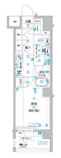 セジョリ押上 5階 間取り図