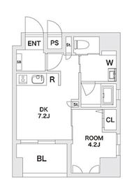 エスペランサ南大塚 402 間取り図