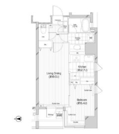 コンフォリア二番町 501 間取り図