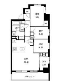 アーバンパーク立石 804 間取り図