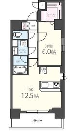 エリートタウン日本橋 203 間取り図