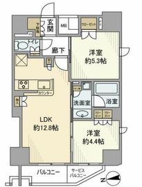 シエリア秋葉原EAST 11階 間取り図