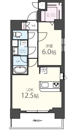 エリートタウン日本橋 503 間取り図