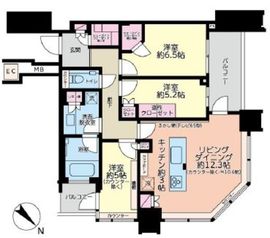 スカイズタワー＆ガーデン 18階 間取り図