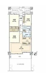 パークホームズ目白 1階 間取り図